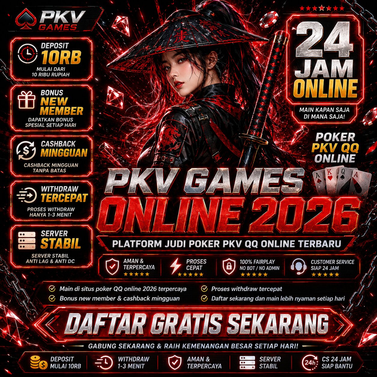 PKV Games Online 2026 | Platform Judi Poker PKV QQ Online Terbaru